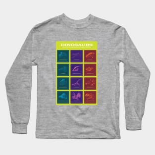 Dinosaurs Poster Long Sleeve T-Shirt